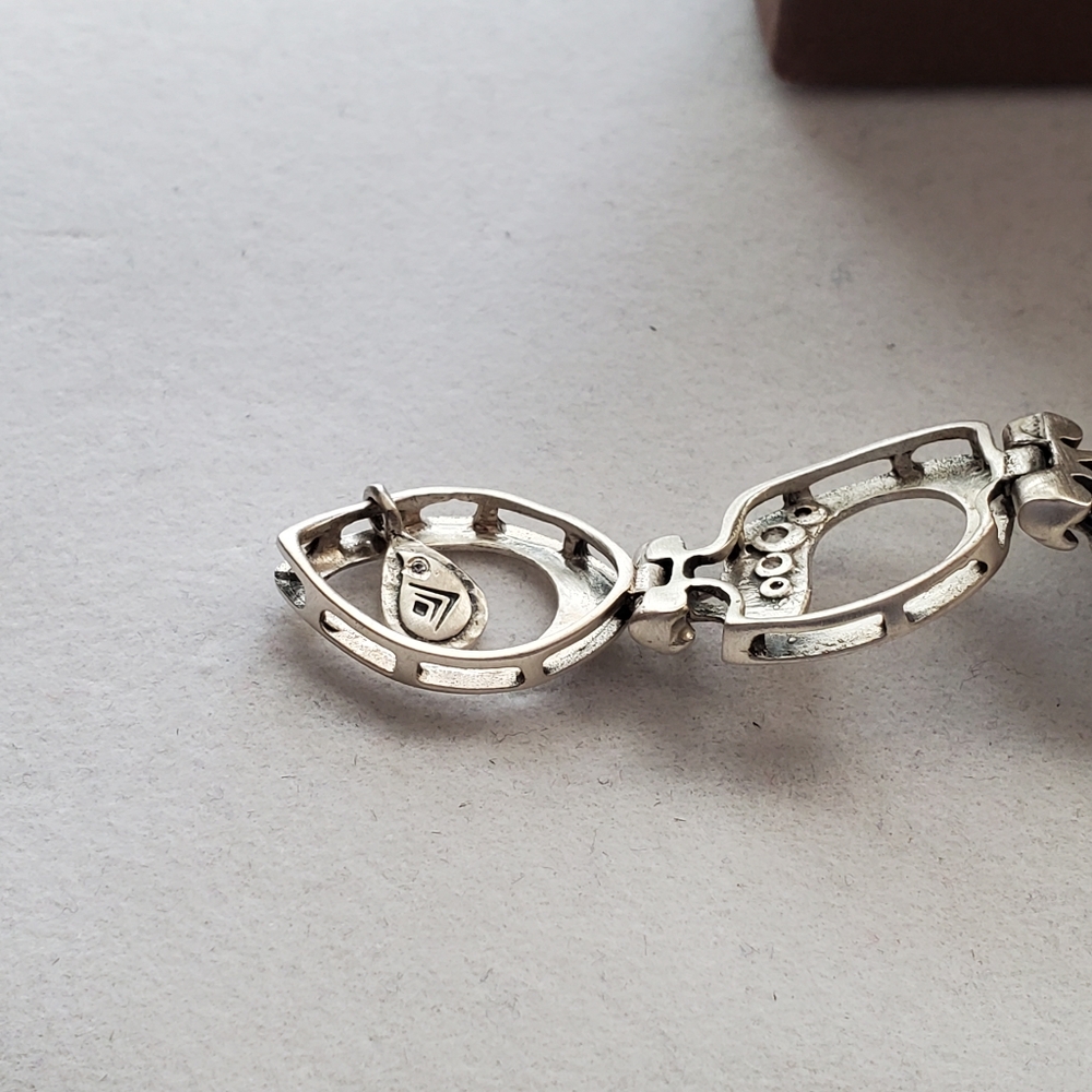 ⬇️Silpada Hematite Rock Crystal and CZ Tuxedo Bracelet 925 PRICE DROP⬇️ - Picture 13 of 16